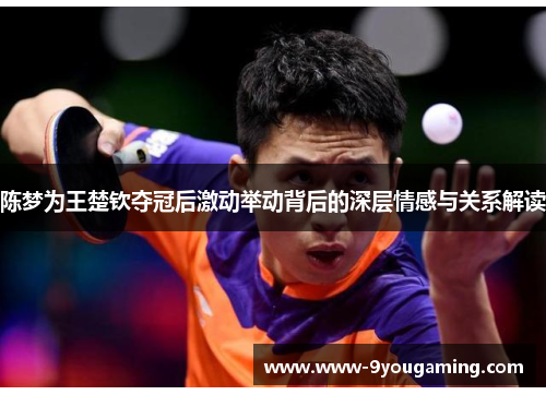 陈梦为王楚钦夺冠后激动举动背后的深层情感与关系解读